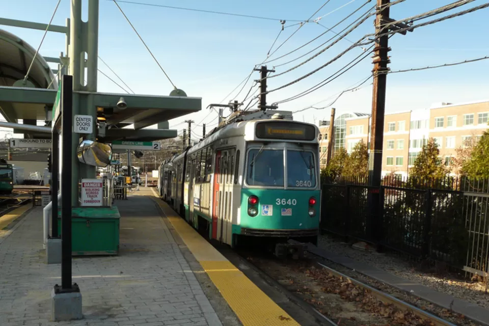 Boston transit station